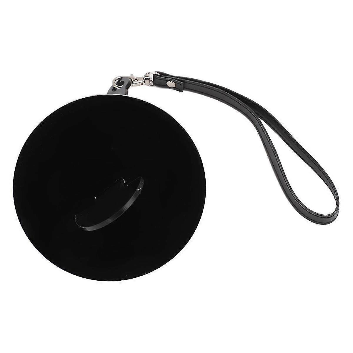 2 قطعة حامل غزل المعصم الاكريليك مع حزام معصم جلدي ، حامل كرة غزل محمول ، منظم لمستلزمات الحياكة ، ب