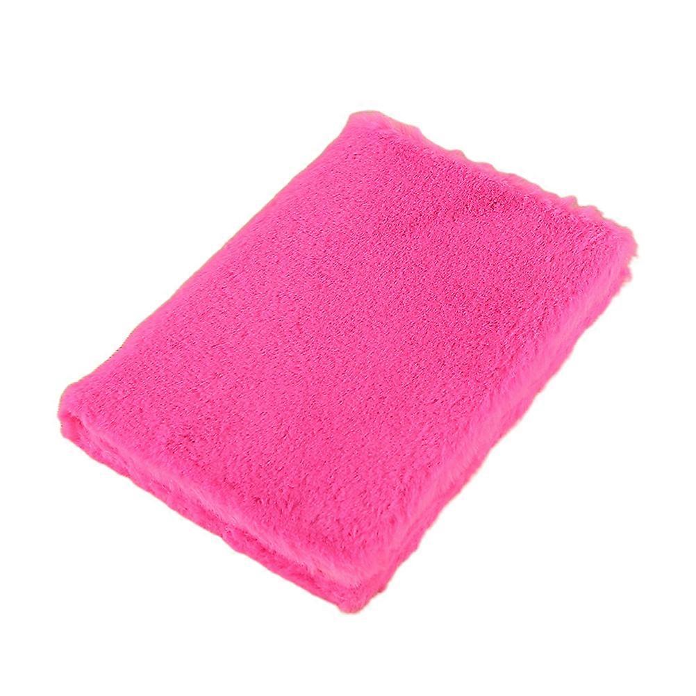 Fashion A5 Plush Notebook Creative and Lovely Notebook Planner Organizer Diary Notebook(Rosy)