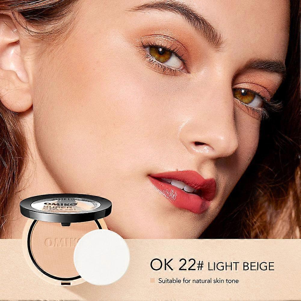 Pressed Powder Long Lasting Makeup Soft Matte Finish Full Coverage All Day Wear Oil Control Lightweight For All Skin Types