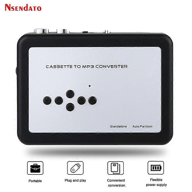 Ezcap 231 USB Cassette Tape Music Audio Player to MP3 Converter Tapes Cassette  Player Recorder Save MP3 File to USB Flash/USB