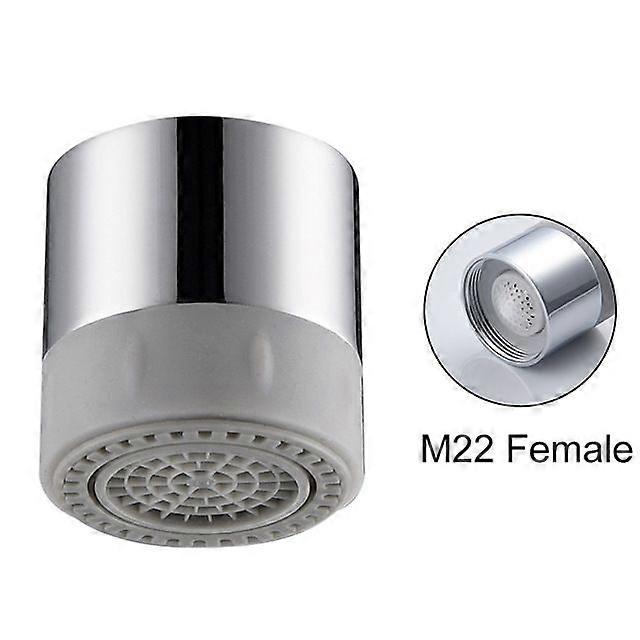 Kitchen Faucet Bubbler Aerator Tap Nozzle M22 M24 Double Modes 2-Flow Splash-Proof Water Saving Filter