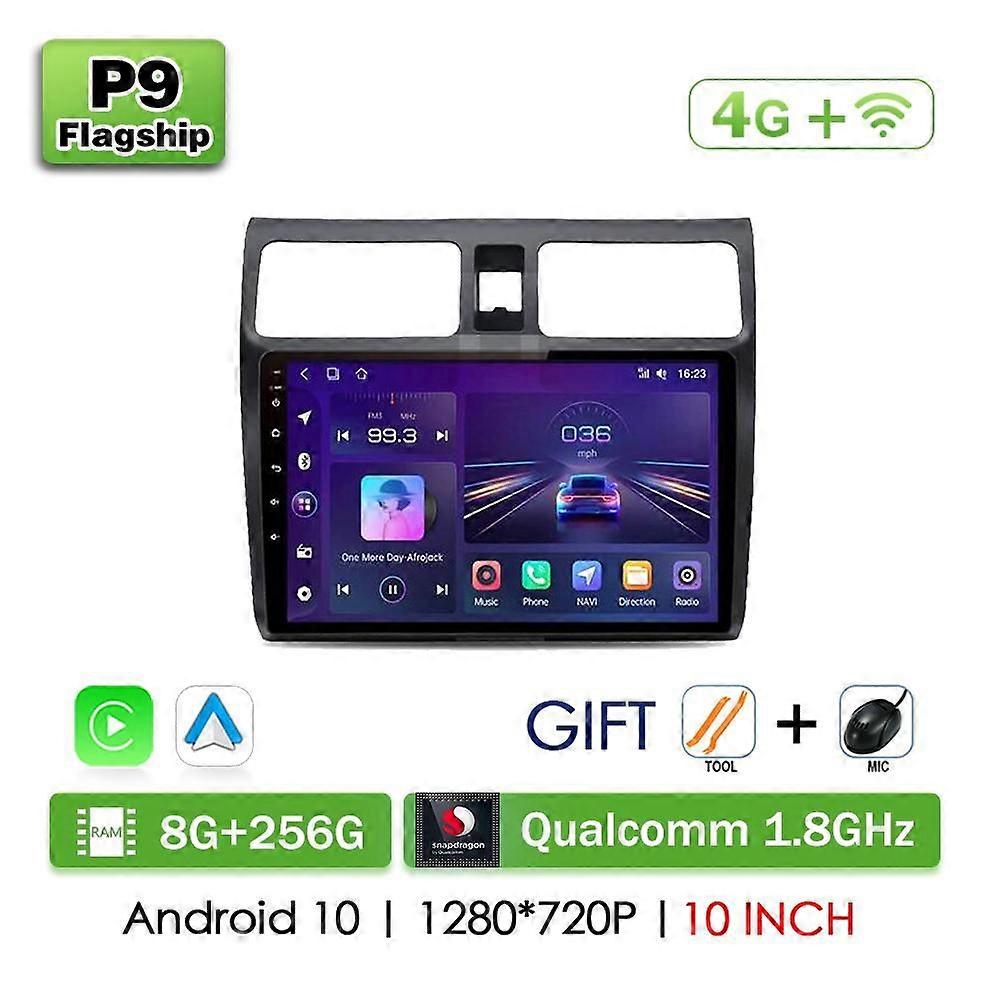 Wireless Carplay Android Auto Radio For Suzuki Swift 2003 2004 2005 2006 2007 2008 2009 2010 Car Stereo Multimedia Gps 2din Dvd