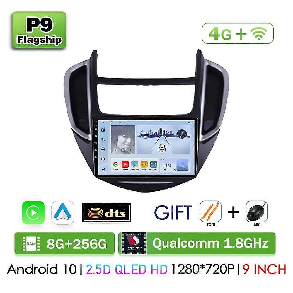 Qualcomm Android Auto Radio für Chevrolet Trax 2014-2016 Auto Multimedia Player Stereo Gps Navigation Carplay 2 Din Dvd 4g Wifi