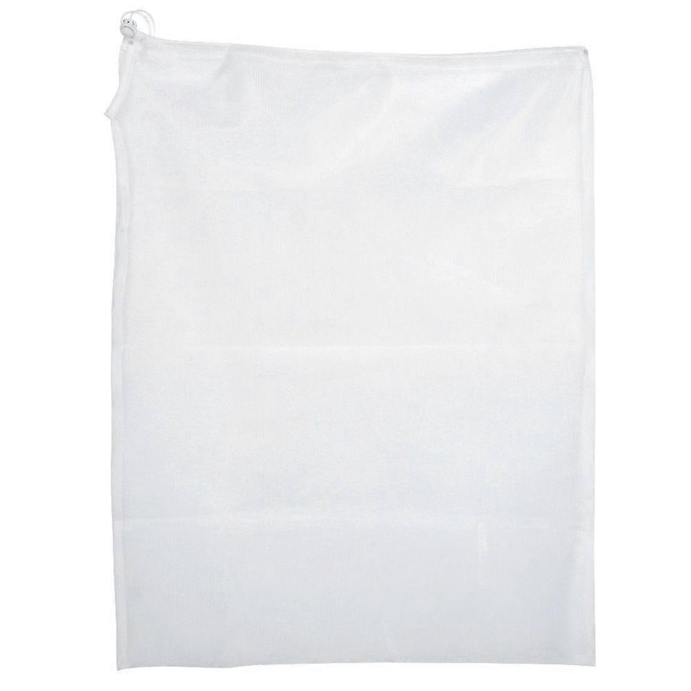 2pcs Reusable Fruit Vegetable Mesh Storage Drawstring Shopping Filter Bag Holder