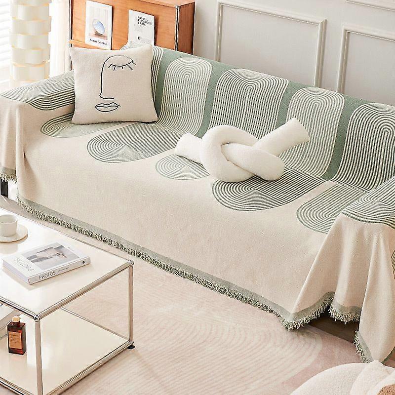 Dobbeltsidig Chenille sofatrekk, vendbar Chenille sofatrekk