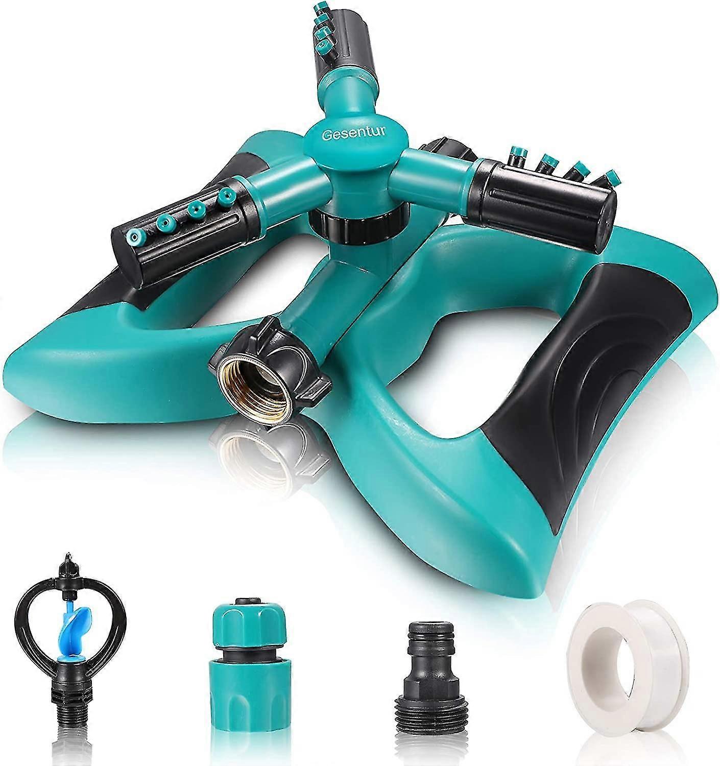 Lawn Sprinkler For Kids, Automatic 360 Rotating Adjustable Sprinkler System