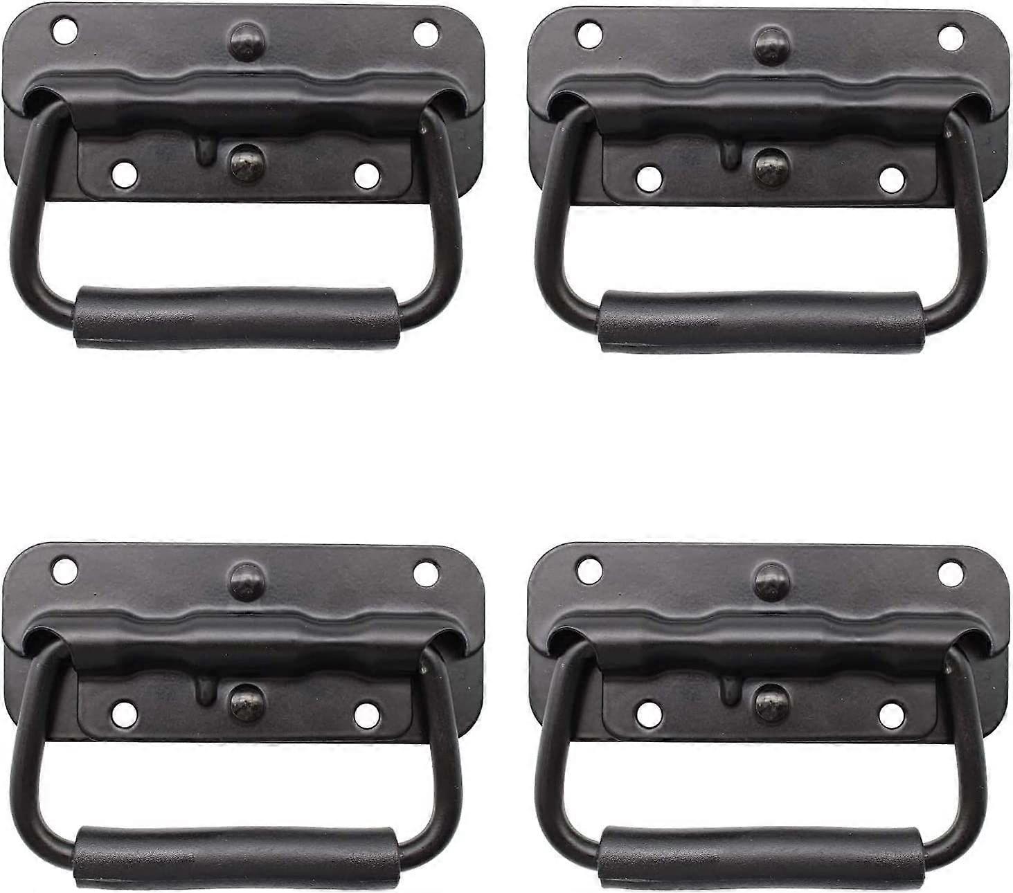 4-piece flight case handle, tool box spring handle, pull spring folding handle, folding handle, penc