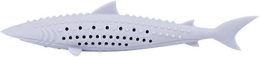 Cat Chew Toy, Catnip Toys Silicone Cat Molar Teeth Cleaning Toy Simulation Fish Shape Interactive Toy for Cat Kitten Pets