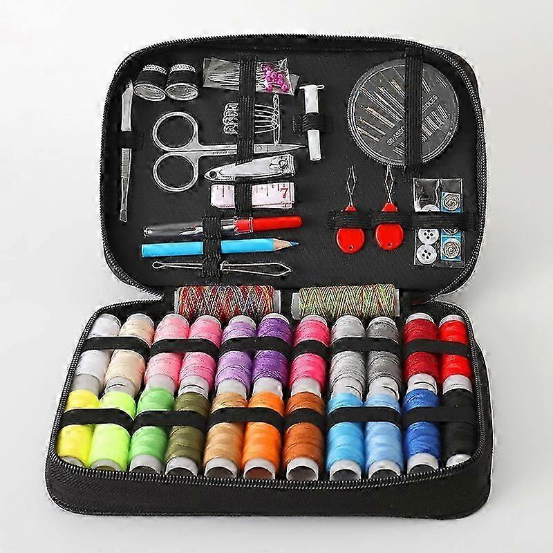1pc Portable Sewing Kit Household Sewing Tools 10pcs/Set Thread Box Patching Needle Threader Hand Stitching Supplies