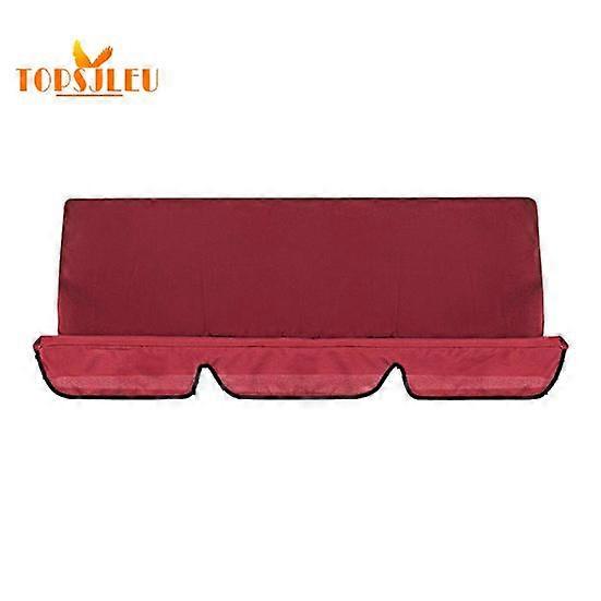 Patio Swing Cushion Cover Waterproof Easy to Install Foldable Protect Your Outdoor Swing Chair 3 Seater Replacement Seat Cover