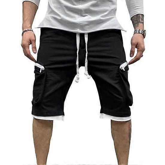 Cool Multiple Pockets Streetwear Soft Jogging Running Men Shorts Clothing Sports