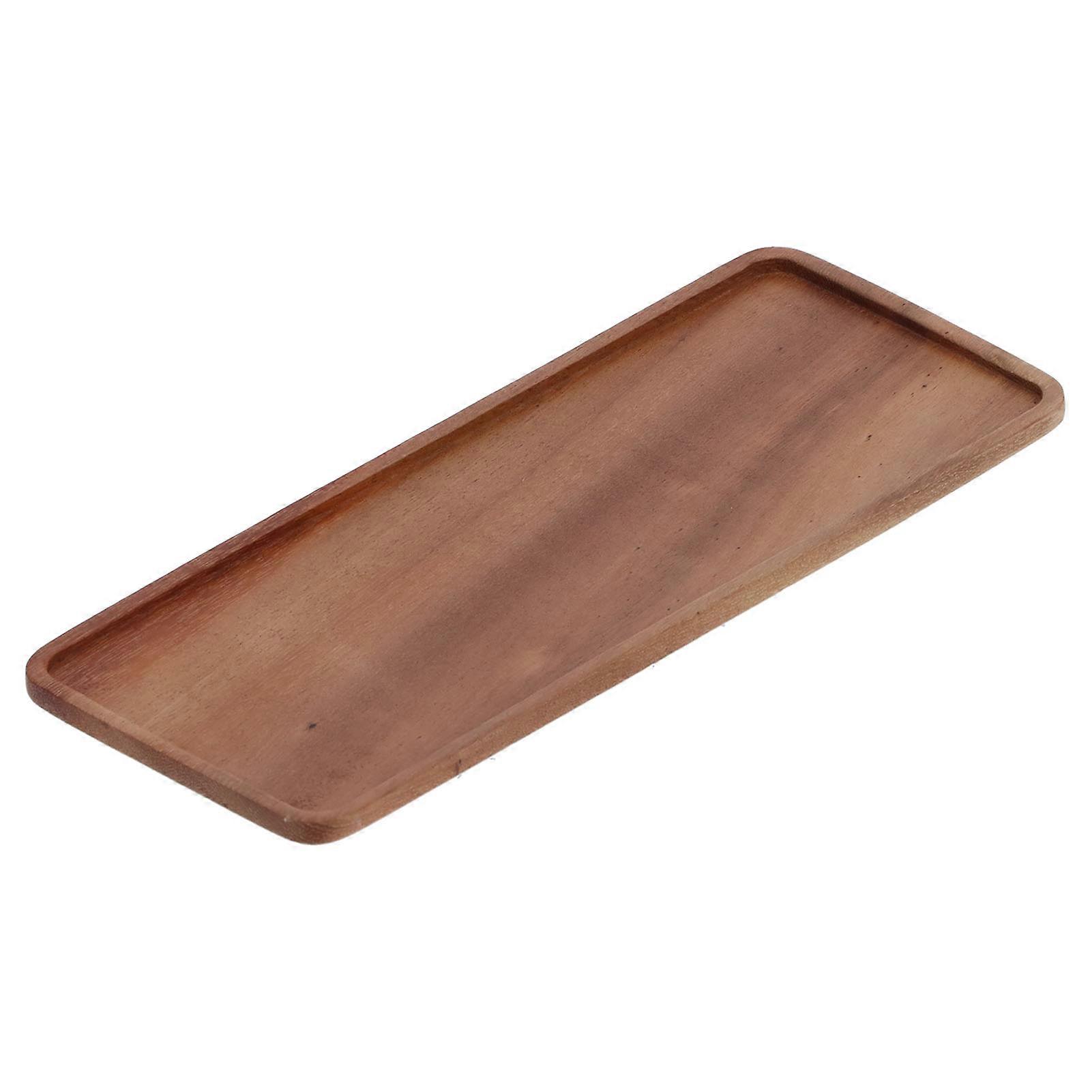 Tea Set Tray Walnut Wood Hand-Polished Clear Texture High Hardness For Hotel And Home