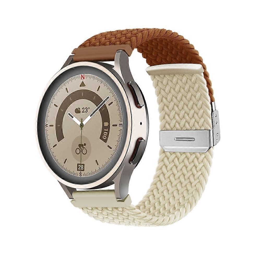 Spänne flätat nylon klockband 22mm