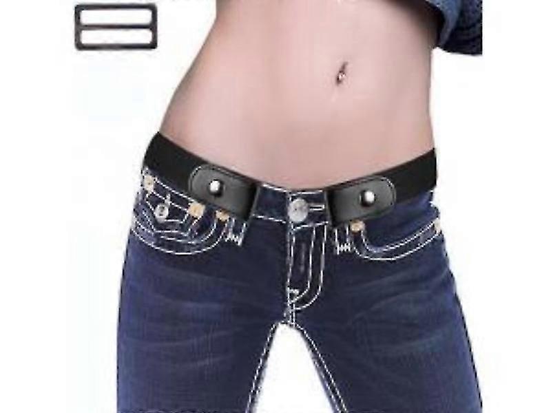 Lady Spänne-fri Bälte Osynlig Elastisk Spänne Stretch Linning