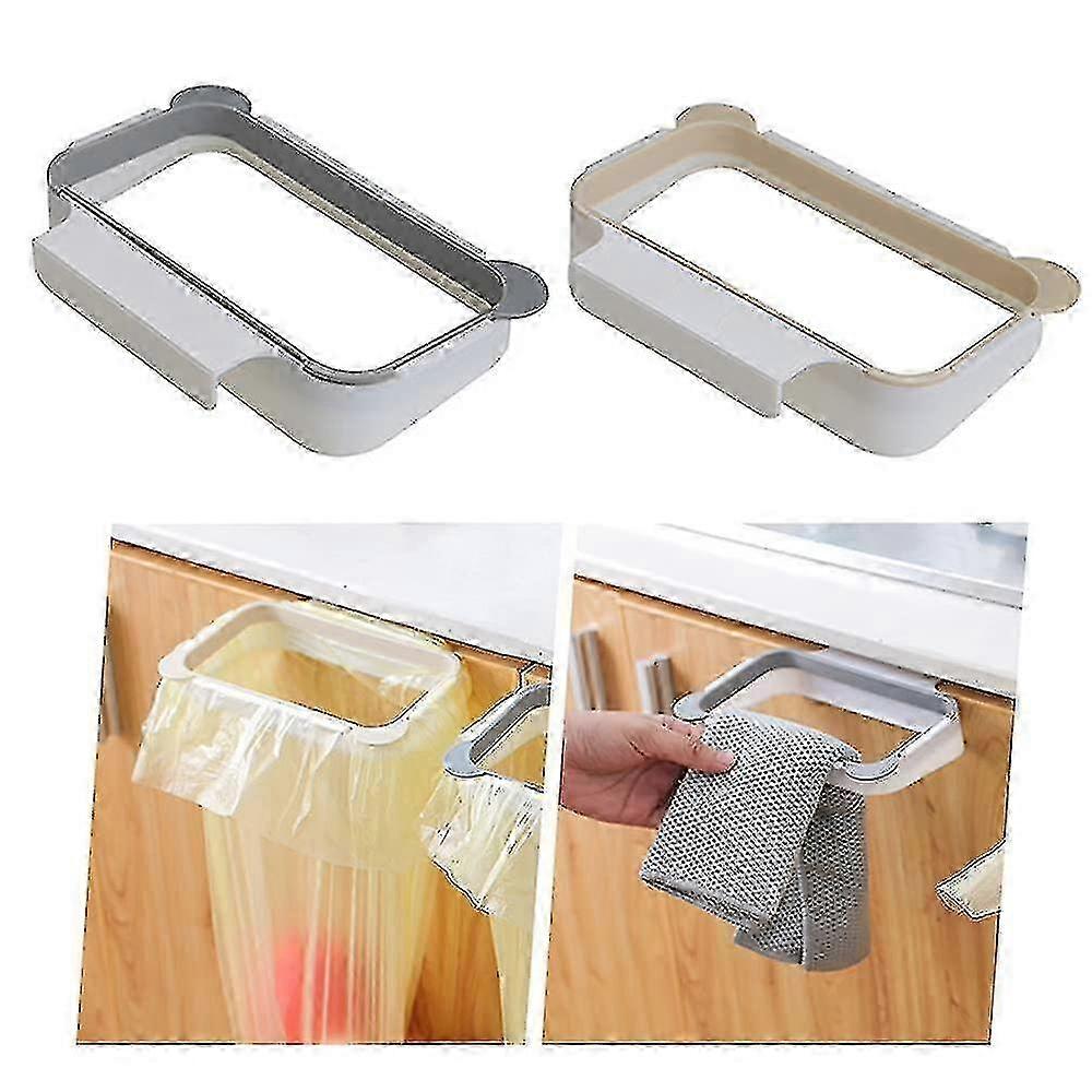 2-Piece Hanging Trash Bag Holder compatible with Kitchen Garbage