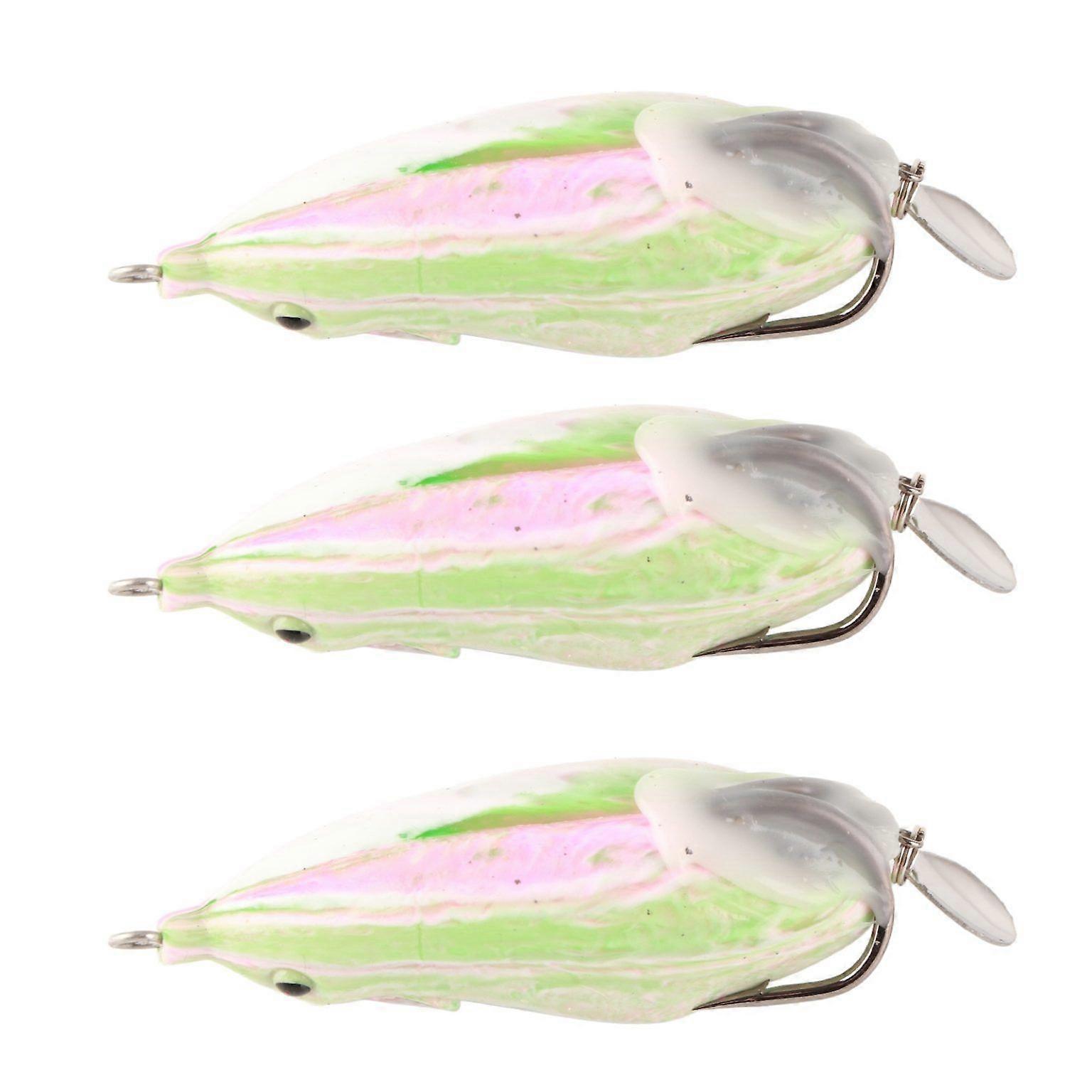 3Pcs Soft Artificial Lure Bait - Realistic Simulation Fishing Tackle