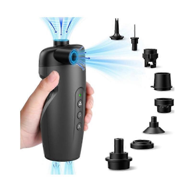 15W Rechargeable Electric Air Pumps for CarTyre Accessories USB Type-C Wireless Inflator for Pool Quick Inflation