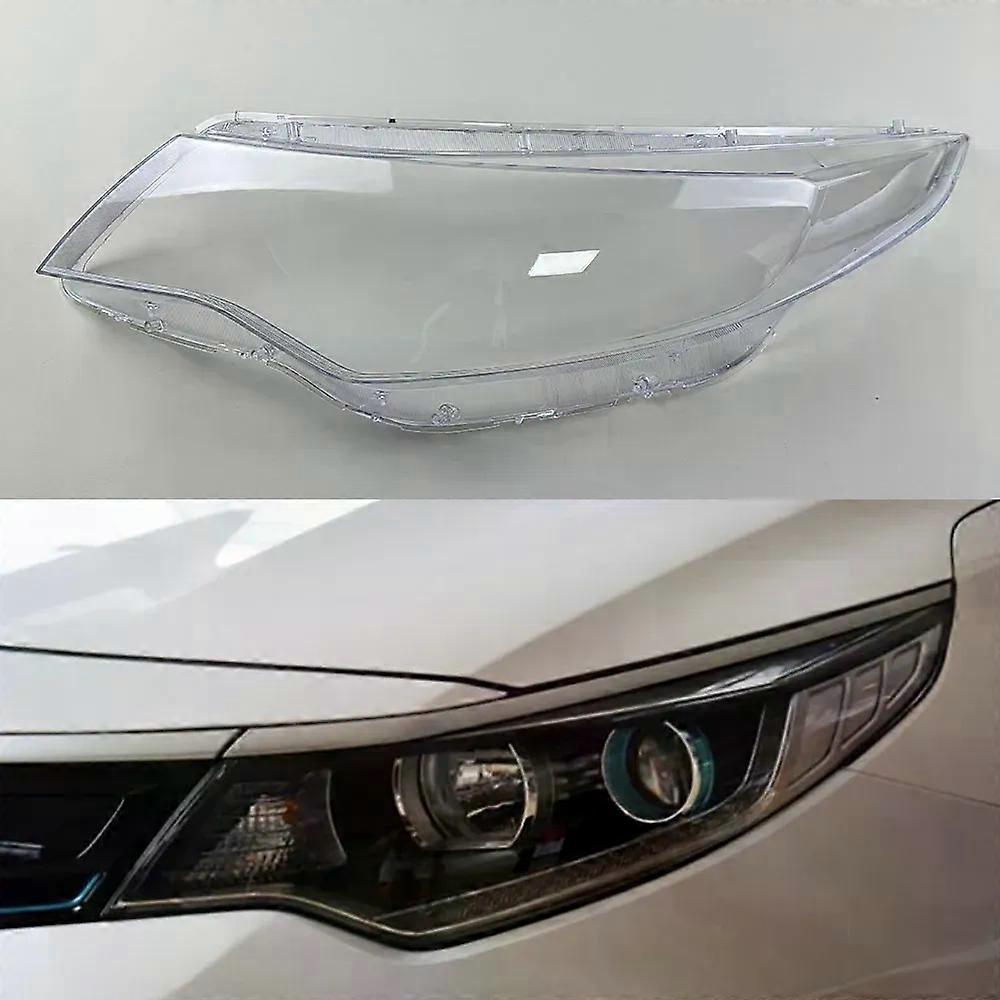 For Kia K5 2016 2017 2018 2019 Transparent Headlight Cover Headlamp Shell Clear Lens Plexiglass Replace Original Lampshade