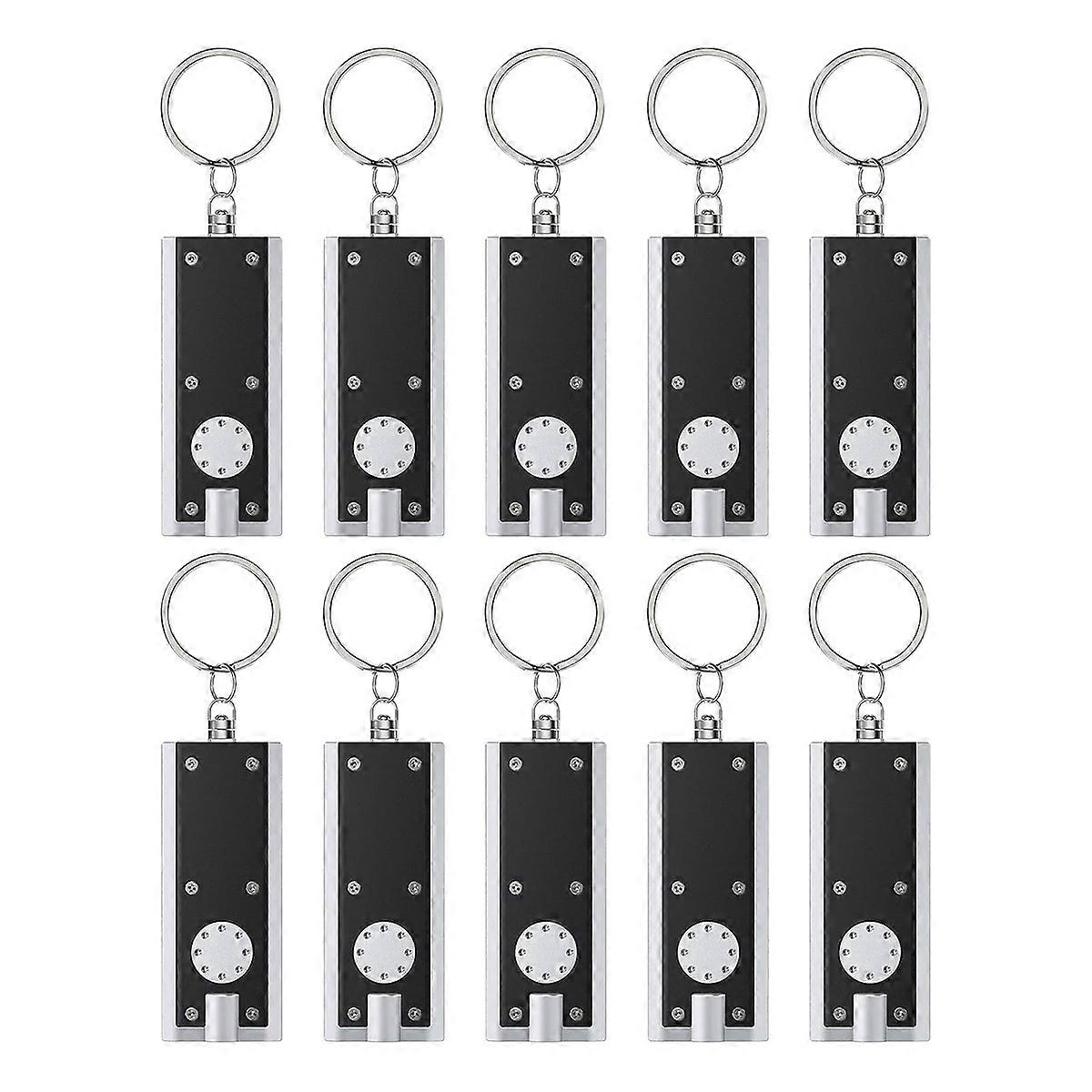 10 Pack Mini LED Keychain Flashlight A