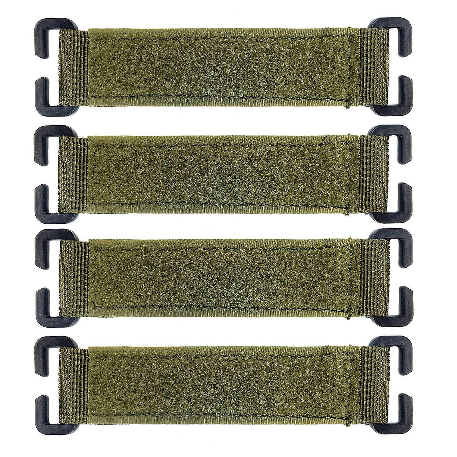 Tactic Molles Strips Molles Hook Loop for Badges Backpack Tactic Patches Molles Strips Attachment for Morale Patches Green