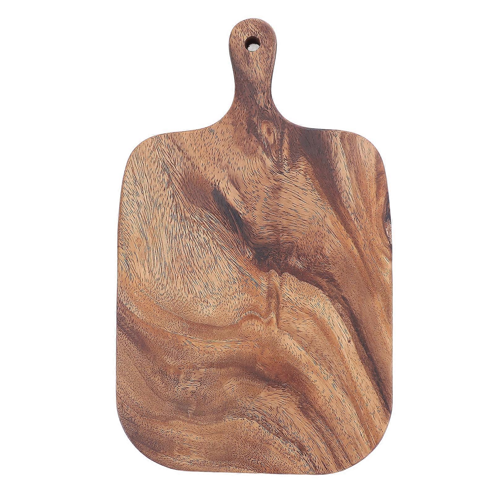 Wooden Pizza Tray Solid Wood Pizza Serving Board Pizza Spatula Paddle with Handle for Fruits Vegetables Chips Bread M