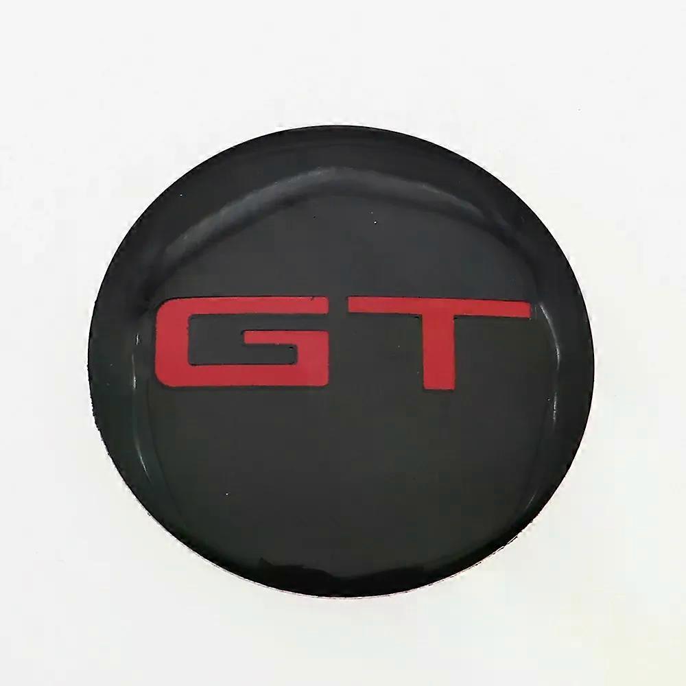 4 adet 56mm 60mm 65mm 68mm GT ST Logo Araba Tekerlek Merkezi Hub Cap Jant Tamir Rozeti Kapakları Oto Dekorasyon Amblem Etiket Aksesuarları
