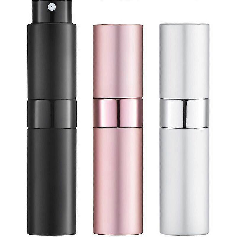 Mini Travel Spray Bottles - 8ML Empty Perfume Bottles with Atomizer Sprayer (Set of 3)