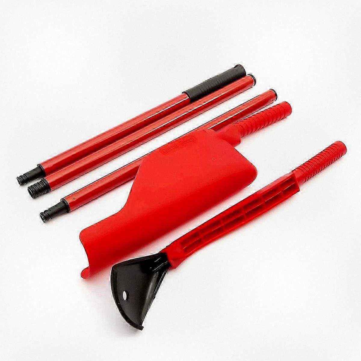 Retractable Roof Gutter Cleaning Kit Plastic Garden Tool Set