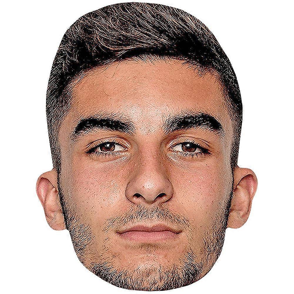 Feran Torres (Stubble) Celebrity Mask, Flat Card Face