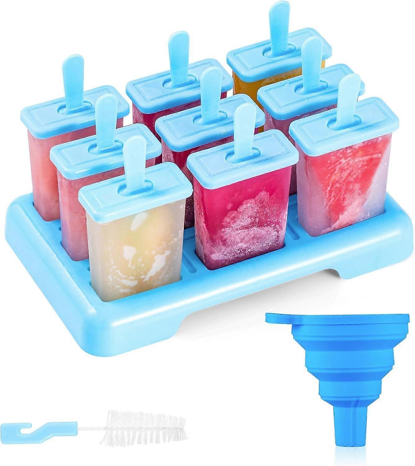 Ice Lolly Moulds 9 Popsicle Molds Ice Cream Moulds Reusable DIY Ideas Ice Lolly Stick