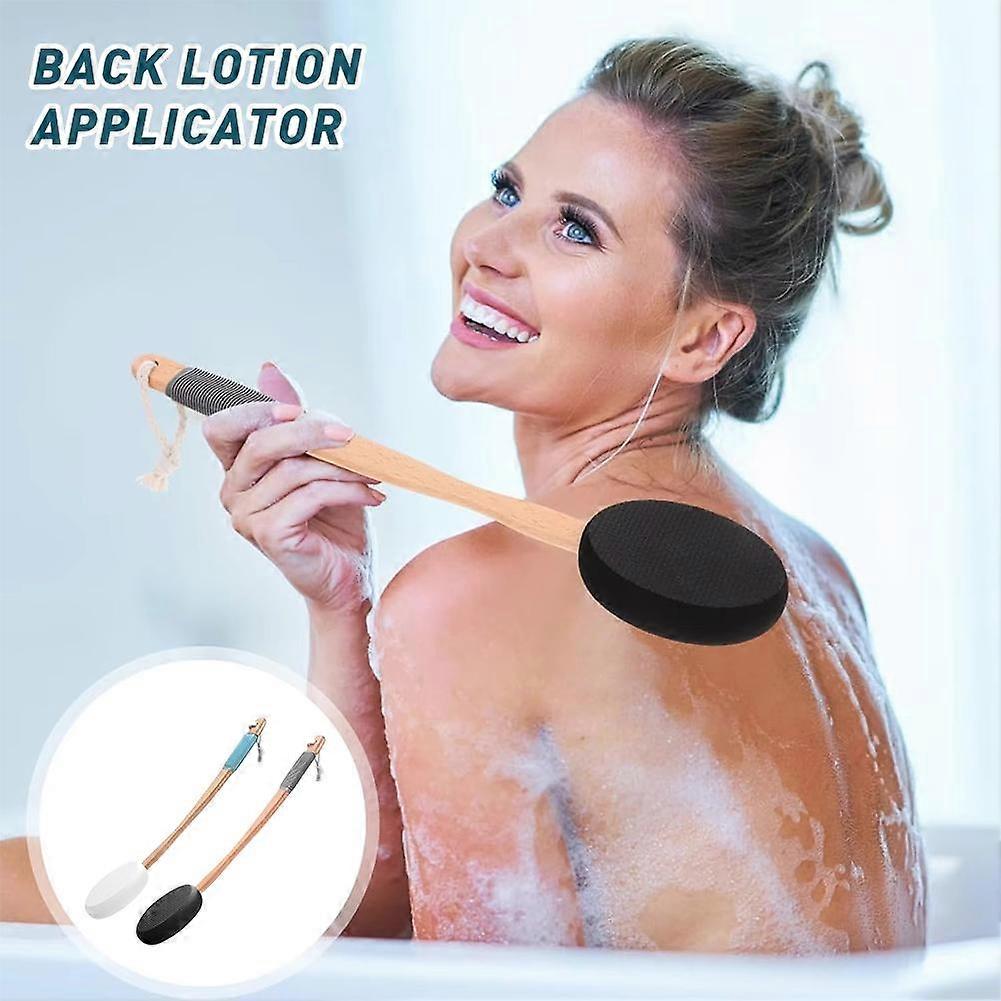 Lotion Sunscreen Ointment Applicator Silicone Long Handle Body Cleaner Shower