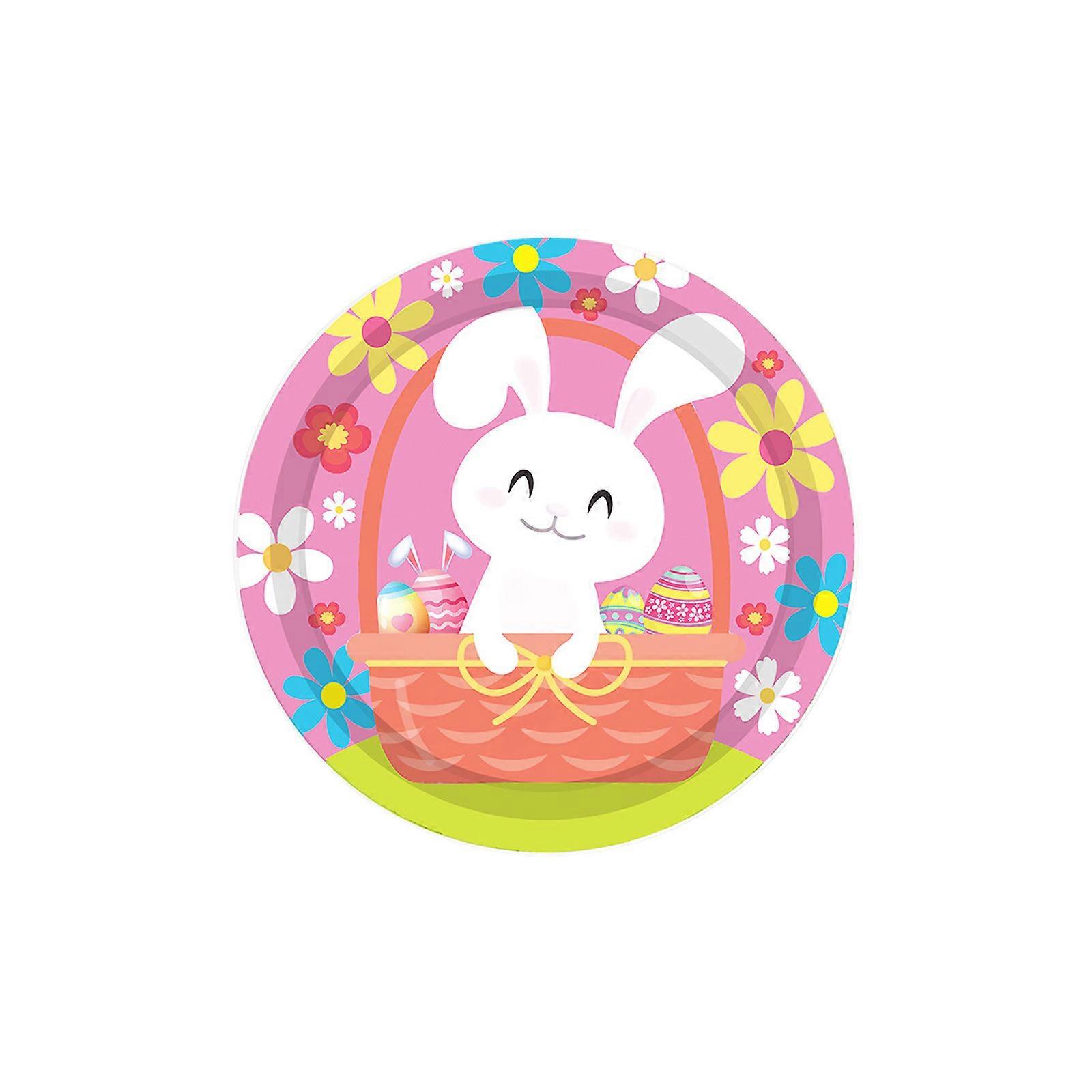 10 Person Cutlery Set Easter Bunny Easter Eggs Easter Day Theme Party Tableware Decoration Set