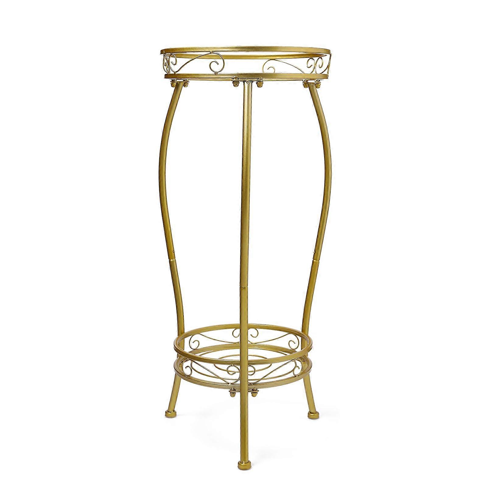 Outdoor Enclosed Plant Stand (Gold)