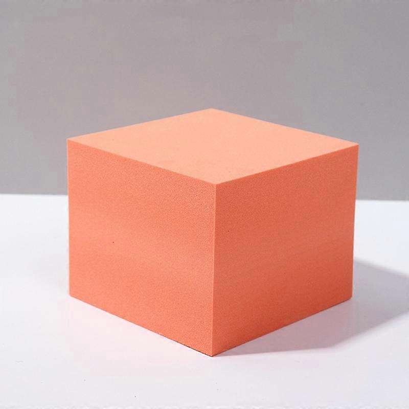 8 PCS Geometric Cube Photo Props Decorative Ornaments Photography Platform, Colour: Large Orange Rectangular
