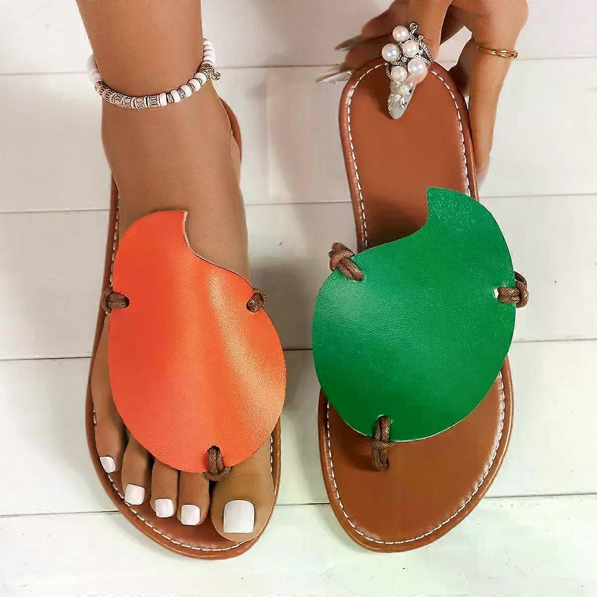 Kvinnor Tofflor Ny Sommar Platt Kvinnor Sandaler Mode Utomhus Bekväma Tofflor Flip Fops Casual Slides Kvinnor De Mujer