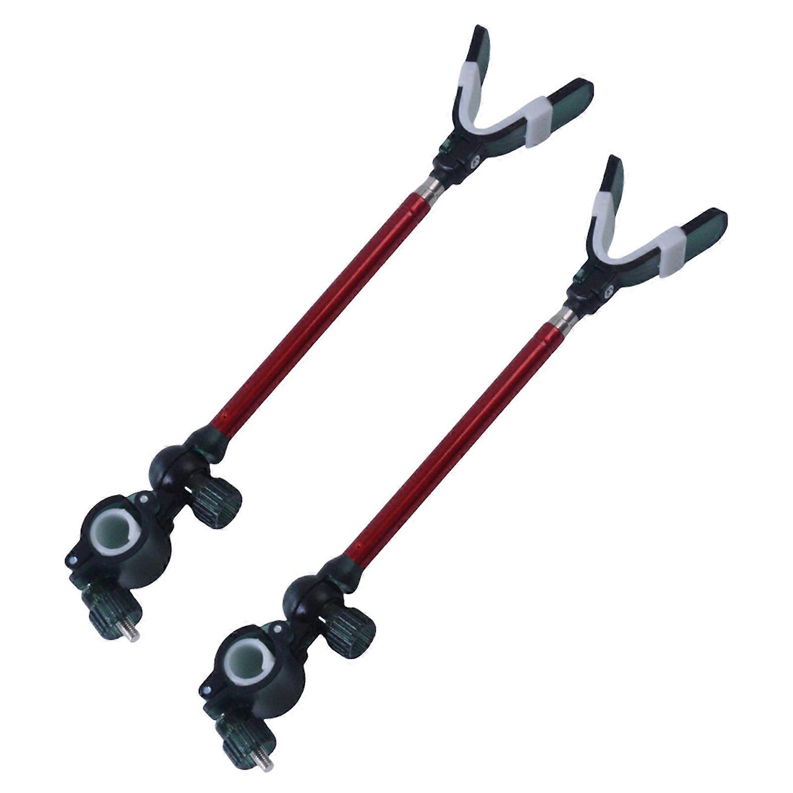 Telescopic Fishing Rod Holder Night Fishing Rod Holder for Beginner and Anglers for Easy Transport and Storage  Red