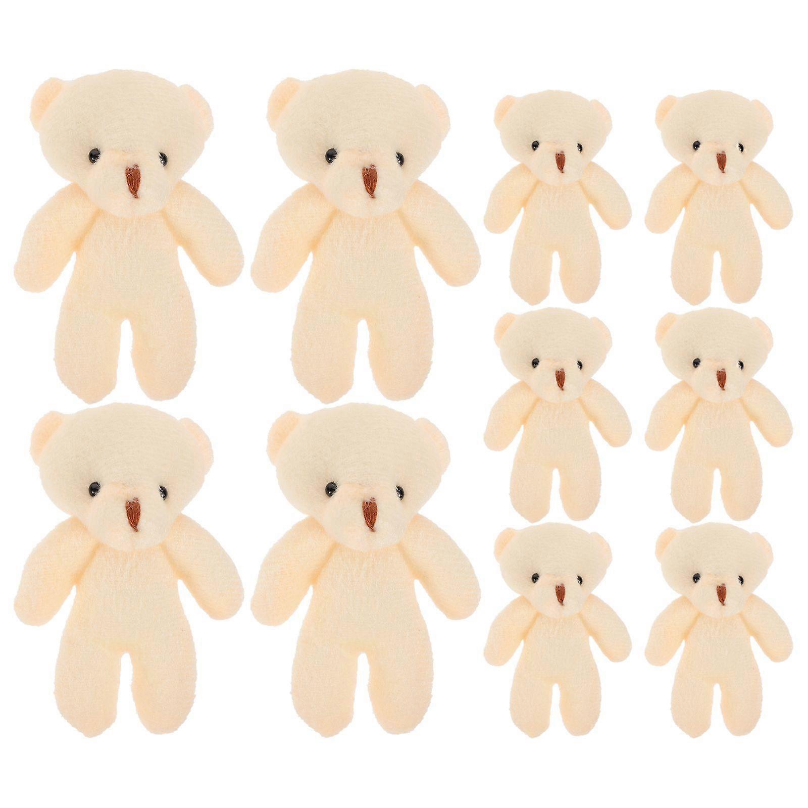 20Pcs Little Bear Toys Stuffed Tiny Bear Soft Tiny Bear DIY Mini Bear Decorations