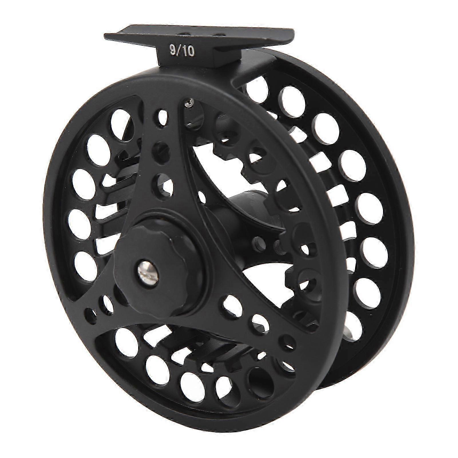 Large Arbor Fly Reel for 9/10 Fly Fishing featuring Smooth Casting and Left/Right Hand Retrieve Conversion with 3 Bearings
