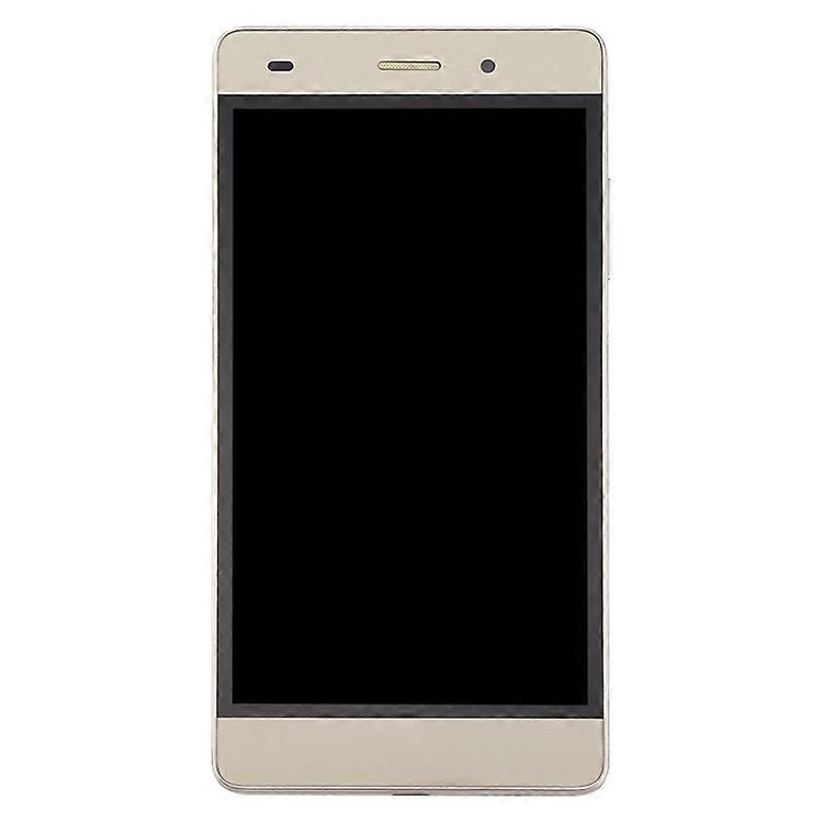 شاشة LCD ومجموعة محول الأرقام مع جزء مبيت أمامي متوافق مع Huawei Ascend P8 Lite