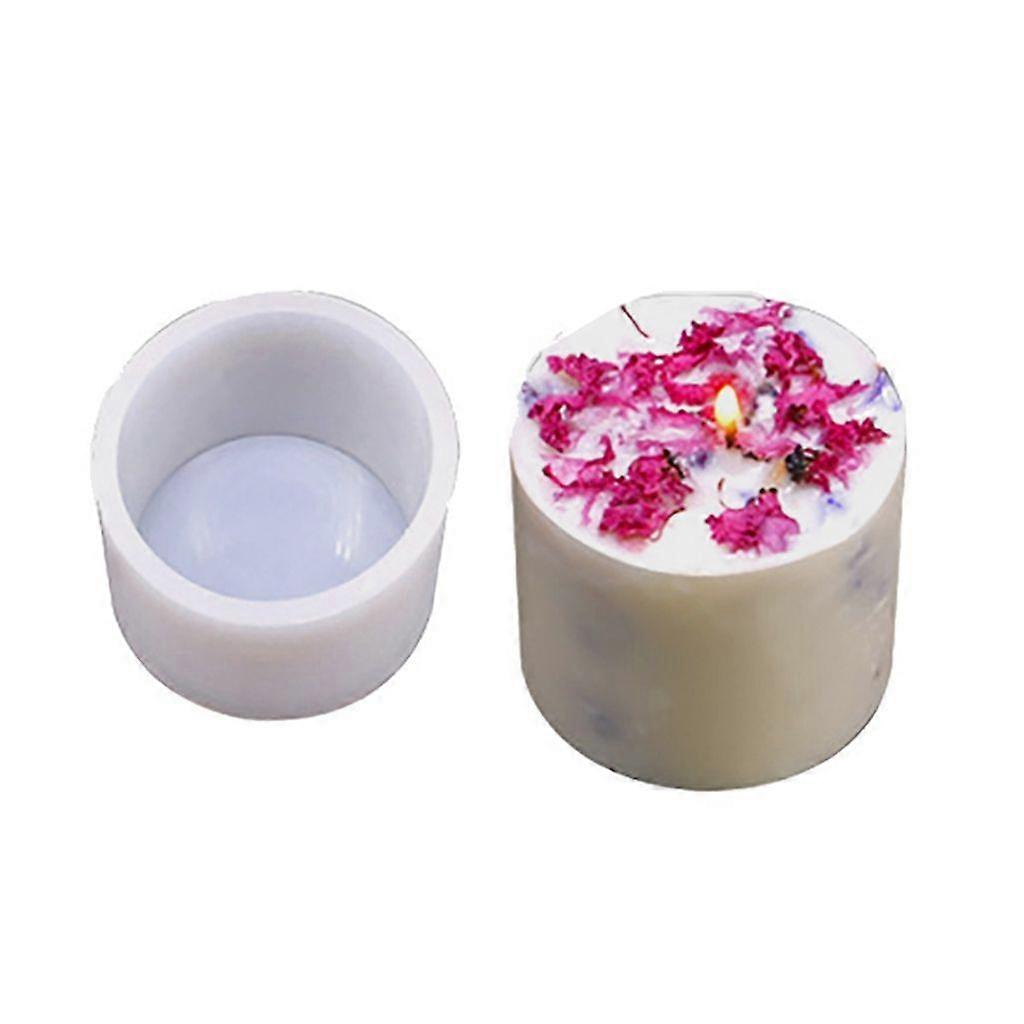 Cylinder Silicone Candle Mold Wax Melt Polymer Aromatherapy Making