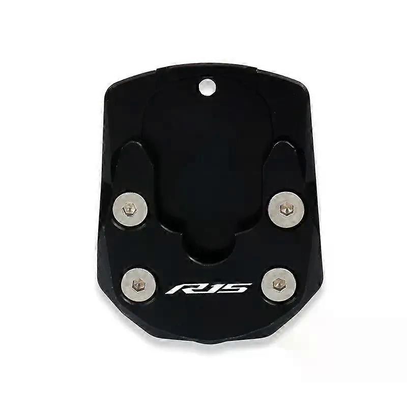 con For YAMAHA YZF-R15 YZFR15 YZF R15 V3/V4 17-23 Motorcycle CNC Kickstand Foot Side Stand Extension Pad Support Plate Enlarge Stand