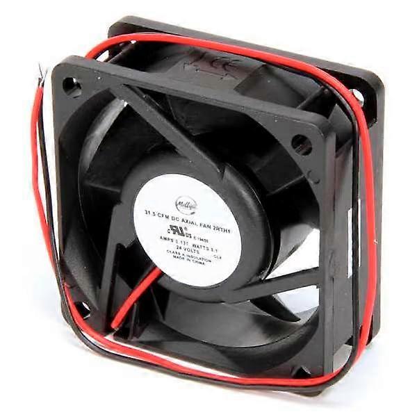 Axial Fan 24V DC Square 31.5 CFM 2 3/8 in Width Model 2RTH1-A for Cooling and Ventilation Systems