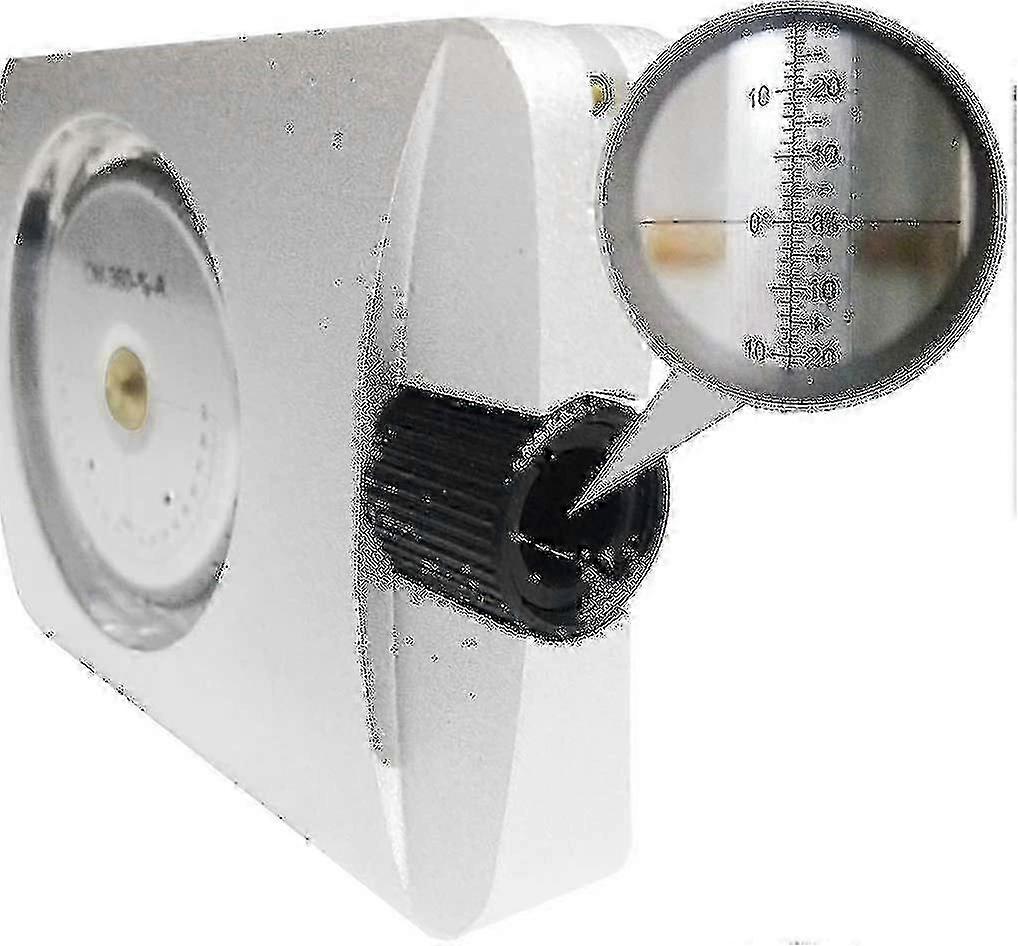Portable Compact Professional Aluminum Clinometer For Angles Silver- Accurate Altimeter For Measuring Heights Slopes