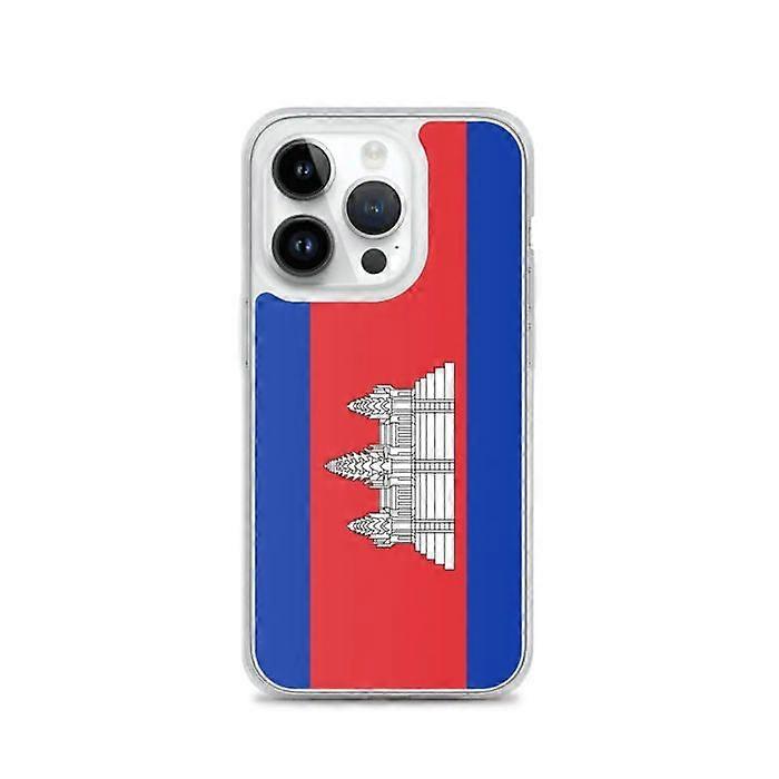 iPhone Case - Cambodia - Flag - Soft - Multicolor - Transparent TPU