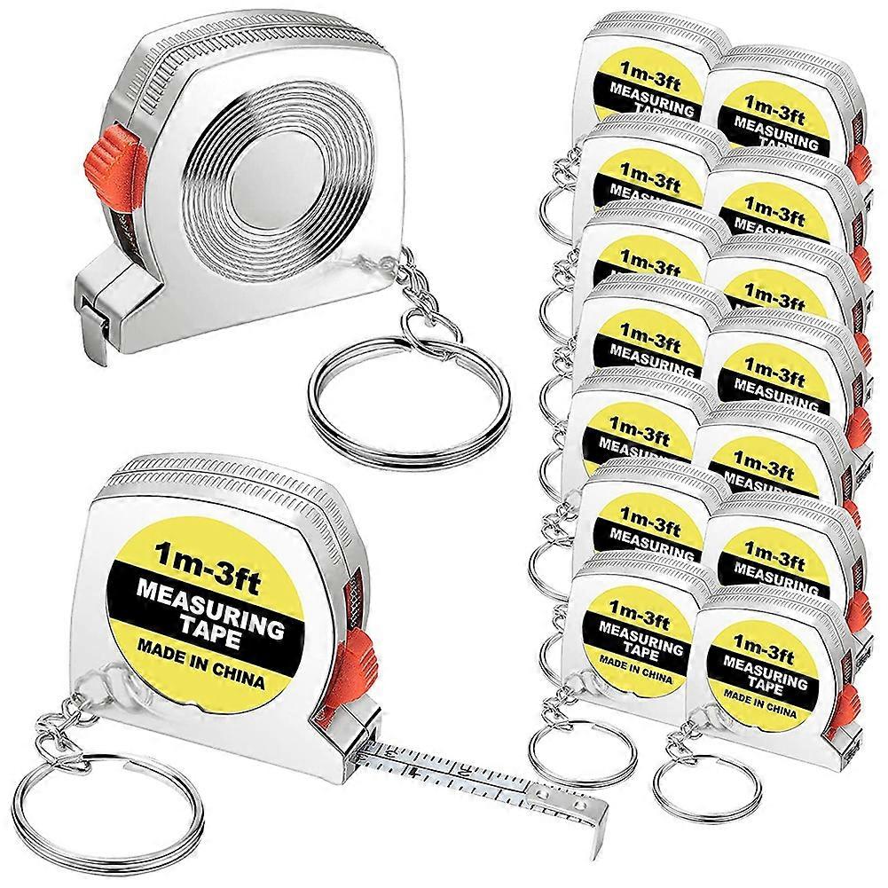 10Pcs Tape Measure Retractable 1M/3 Feet Functional Measuring Tape