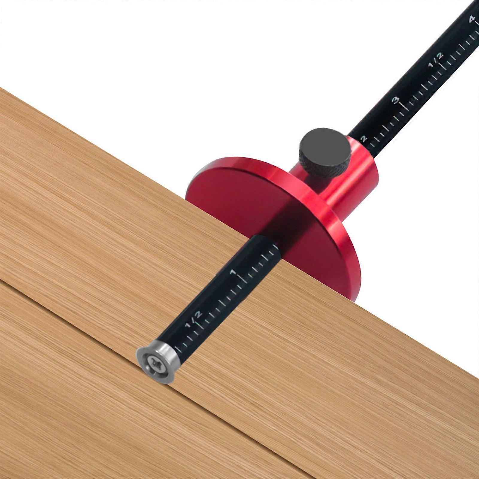 European Style Aluminum Alloy Wheel Marking Gauge - Woodworking Scriber For Furniture & Projects