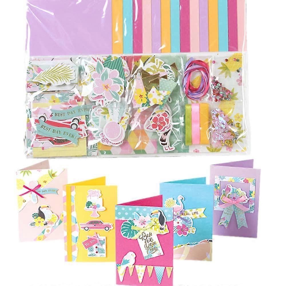 Paper Card Making Kits DIY Material Set for Birthday, Thanksgiving, Christmas