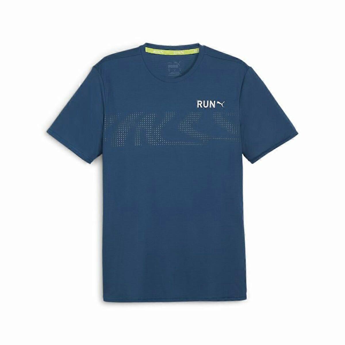 Men’s Short Sleeve T-Shirt Puma Run Favourite Dark blue