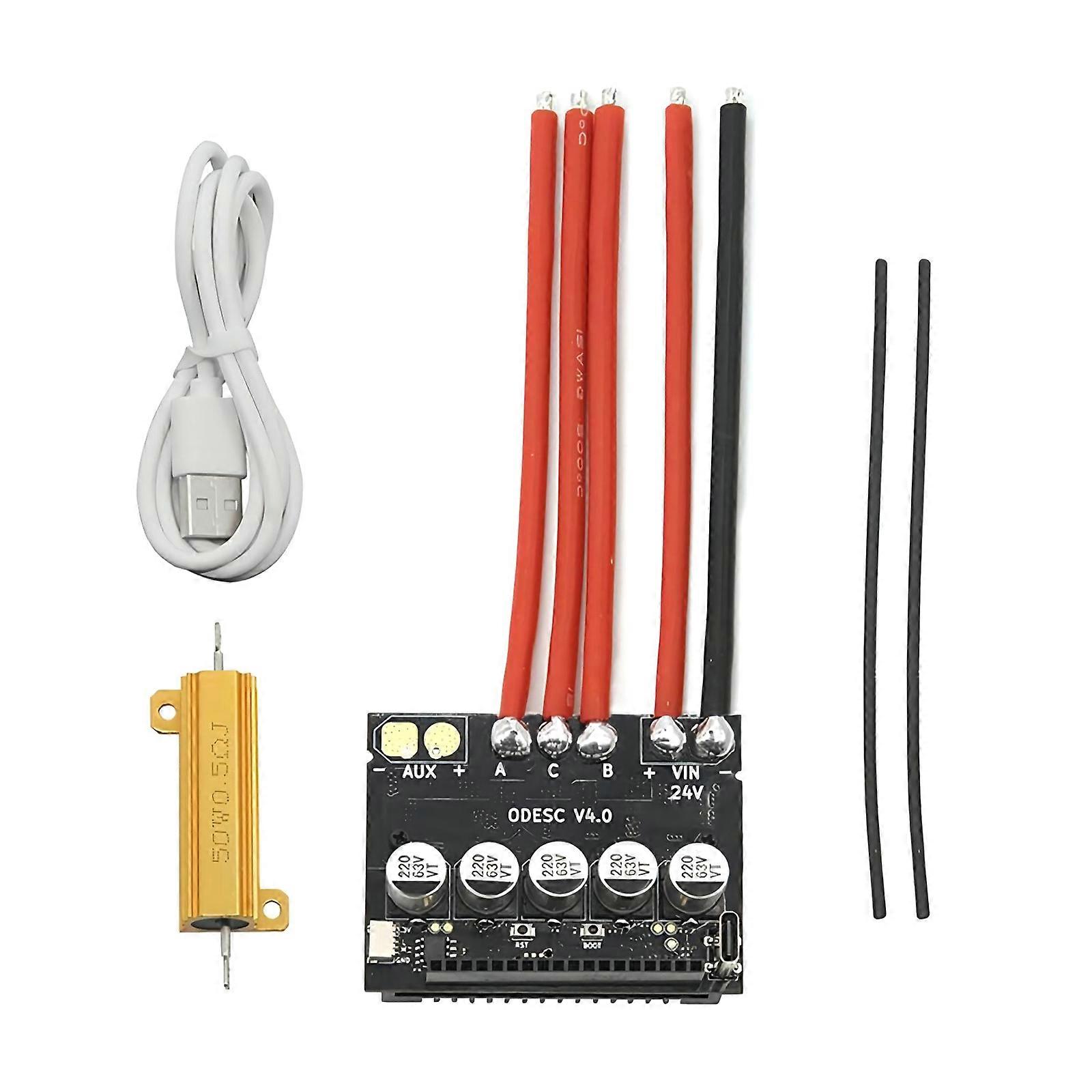 ODESC V4.0 Single Drive Brushless Motor Controller Precise Motor Control Motor Power Driver Multicolor
