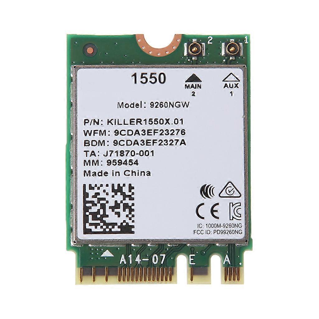 9260NGW Dual Band 2.4G/5G WiFi Card M.2 NGFF Wireless for Intel 9260 AC 802.11ac Network Card Bluetooth-compatible 5.0